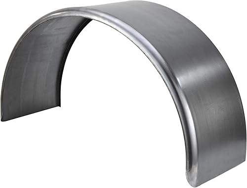 Miniatura 2 de RecPro Guardabarros redondos de acero para remolque, eje único, 36 x 13 x 20 pulgadas, acero de calibre 14 (2 guardabarros, sin aerosol de