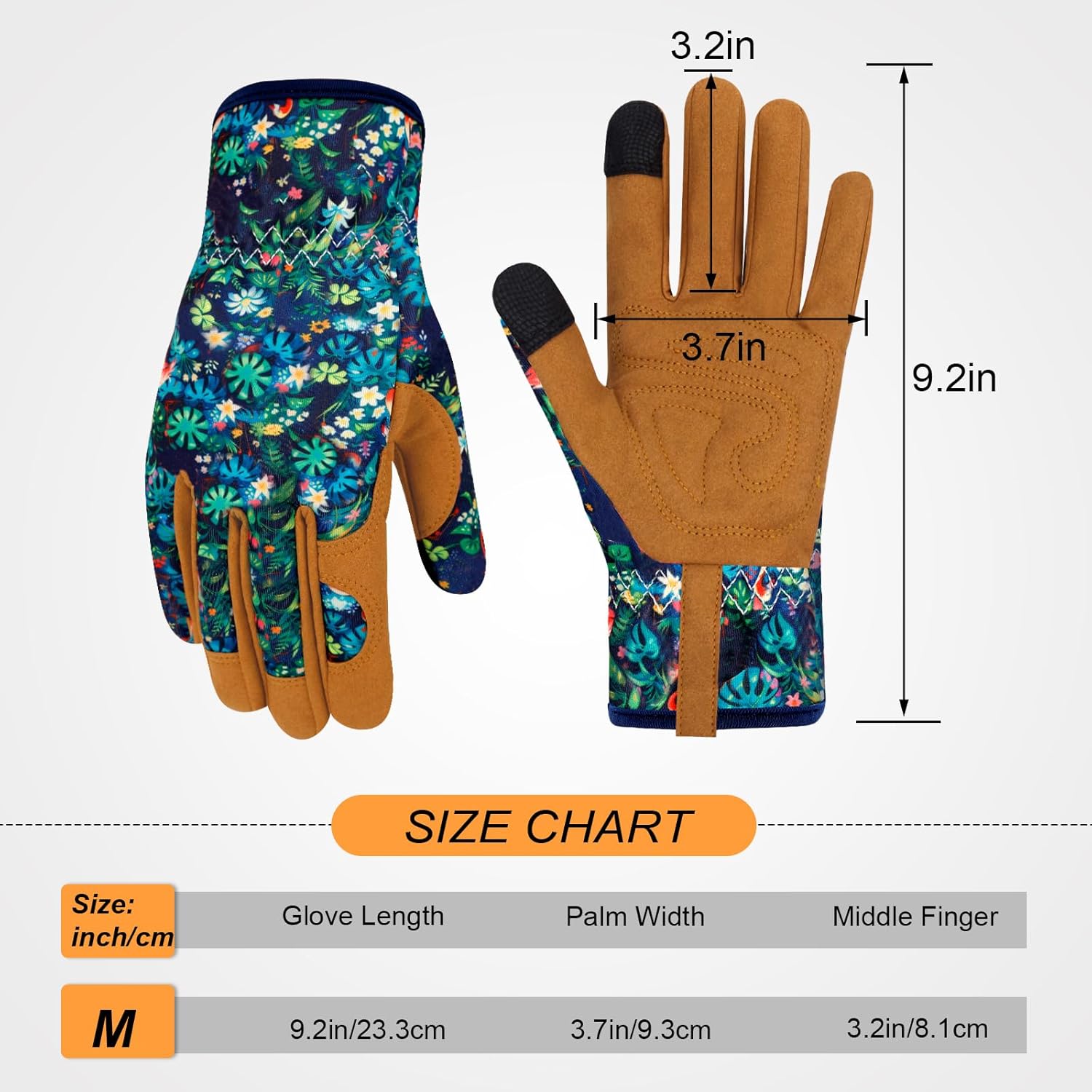 Leather Gardening Gloves for Women Thorn Proof Garden Gloves Touch Screen Working Gloves Gifts - Image 2