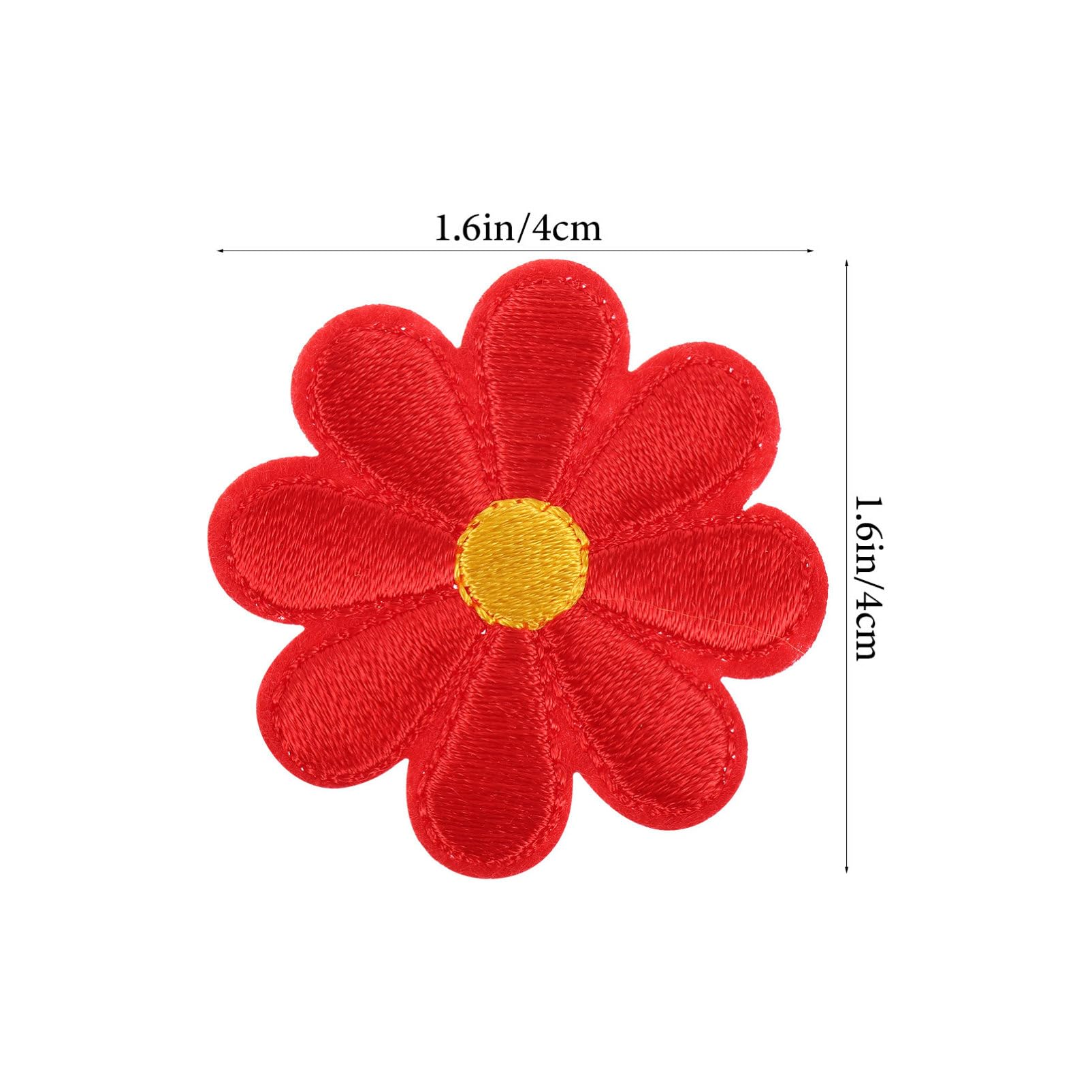 Lurrose 108stücke Gestickte Applikationen Aufbügelbare Flicken Für Kleidung Jeans Taschen Und Hüte Dekoration Und Reparatur Von Stoffen
