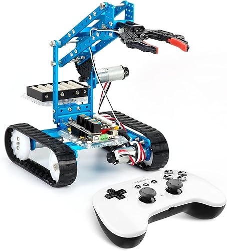 Makeblock mBot Ultimate Robot Kit, robot de codificación 10 en 1 para educación STEM con controlador Bluetooth inalámbrico