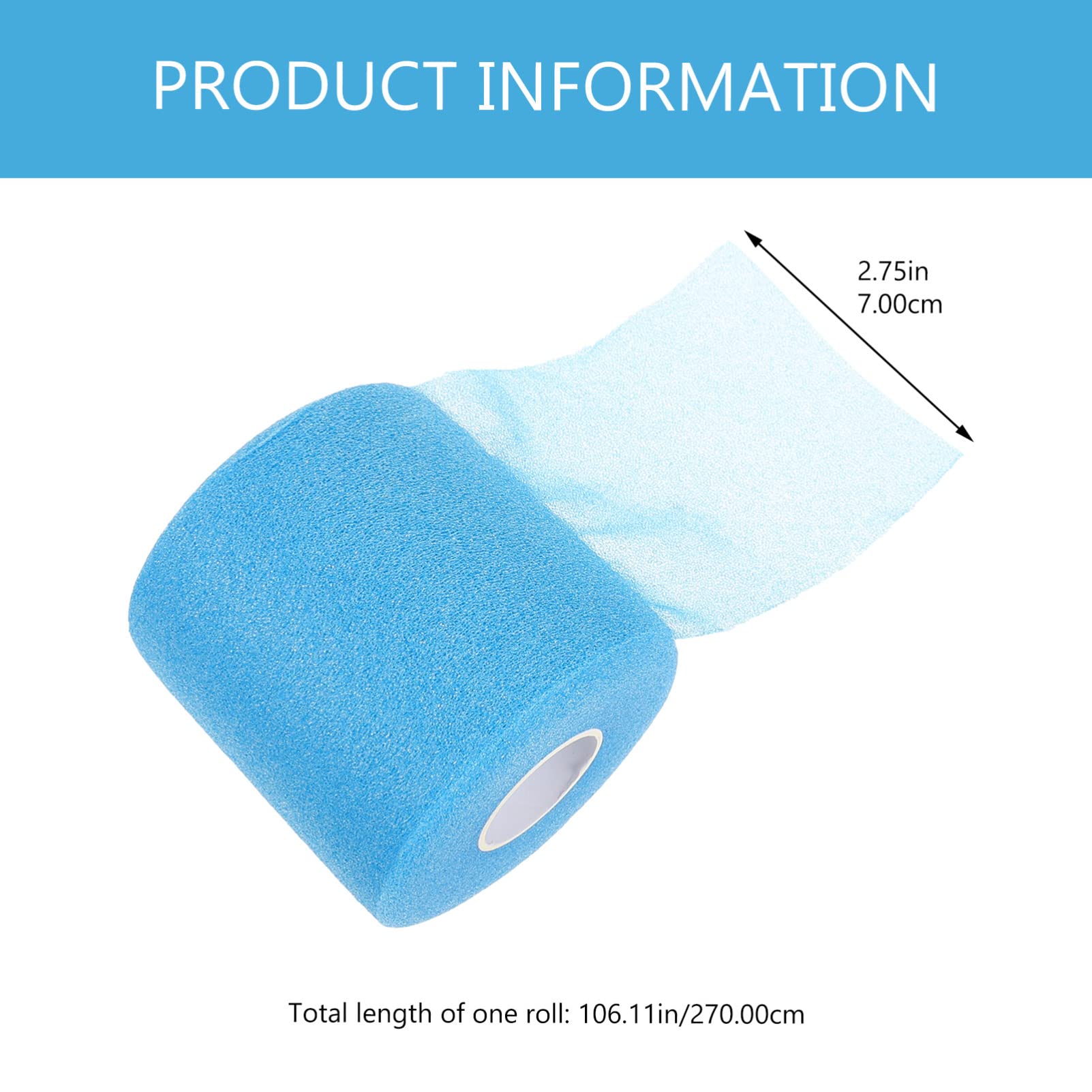 DEARMAMY 1 Roll Cuttable Elastic Athletic Wrap Skin Friendly Sports Tape for Ankle Wrist and Knee Support Breathable Sponge Cushioning for Enhanced Comfort and Injury Prevention