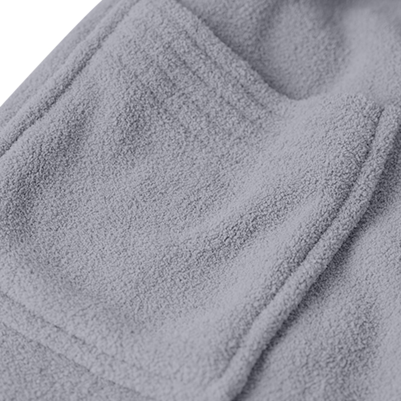 HAOLEI Albornoz Unisex de Baño para Hombre y Mujer,Albornoz Largo de Ducha Casual Albornoces de Rizo Tacto Suave Cómodos Bata Largo con Cinturón Gruesos y Cálidos Kimono para Hogar Hostelería