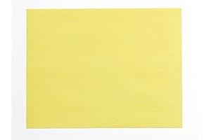 School Smart Plain Newsprint Arithmetic Paper: 8.5 x 11 Canary Paper for Math Practice