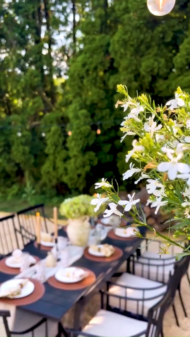 Amazon.com : PHI VILLA Expandable Patio Dining Table Metal Outdoor