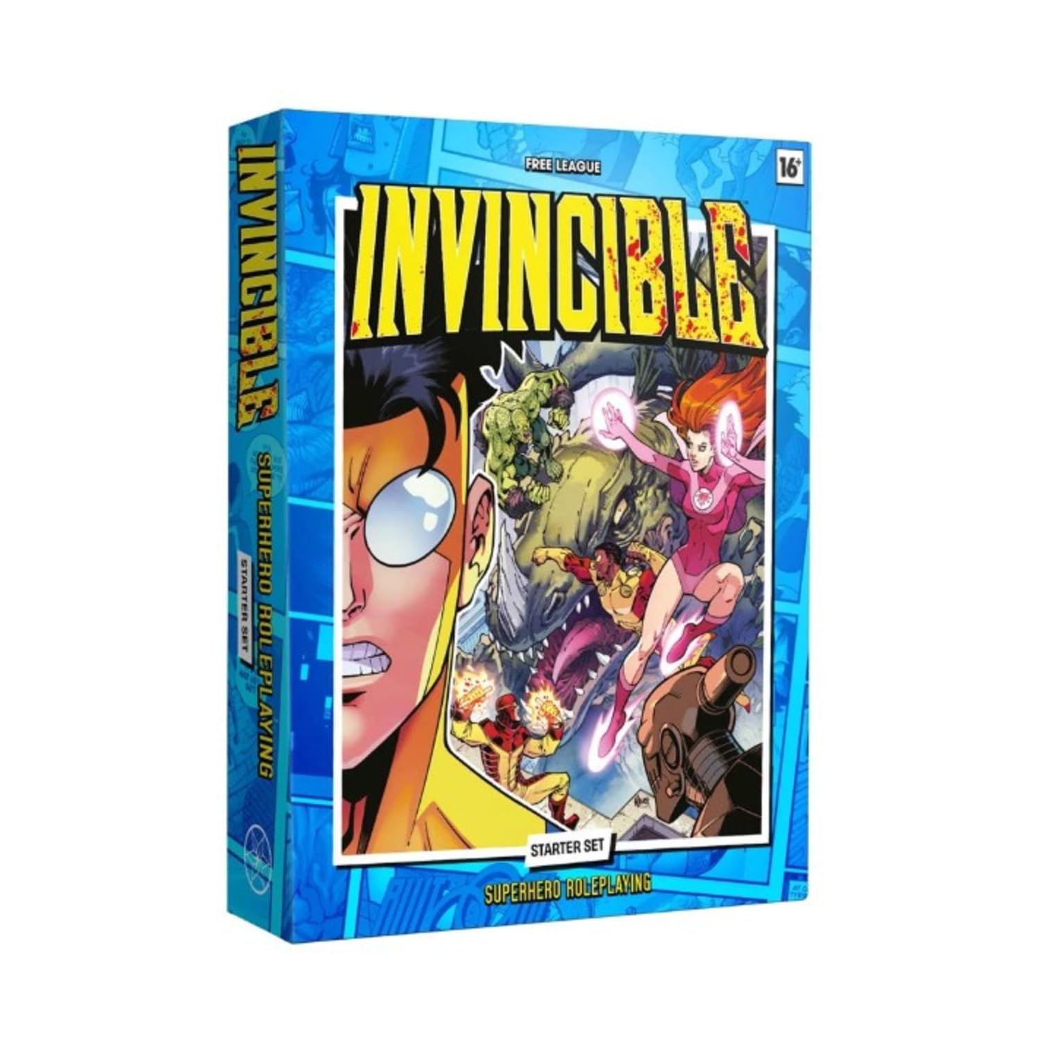 Free League Invincible - Superhero Roleplaying Starter Set, Official Invincible RPG Boxed Set