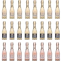 Vista 11 de VINADA - Sparkling Gold Mini - Vino Cero Alcohol - 6.8 fl oz (24 Botellas de Vidrio)