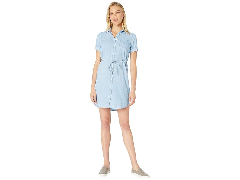 

U.S. POLO ASSN. Denim Shirtdress (Blue) Women's Dress
