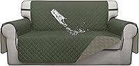 Vista 51 de ISSUNTEX Fundas de Sofá de Doble Protección 100% Impermeables para Sala de Estar, Fundas de Sofá para Sofá de 3 Cojines, Protector de Muebles