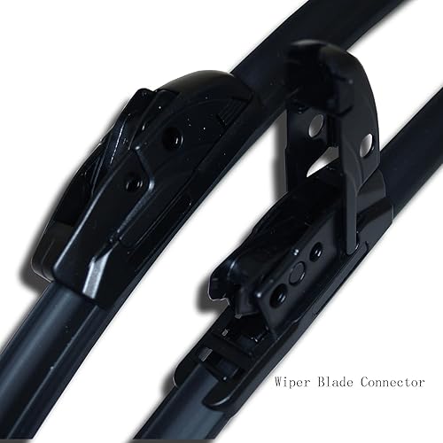 Miniatura 2 de TuningPros WBP-D24 - Limpiaparabrisas sin soporte, 24 pulgadas (23.622 in) lado del conductor, juego de 1