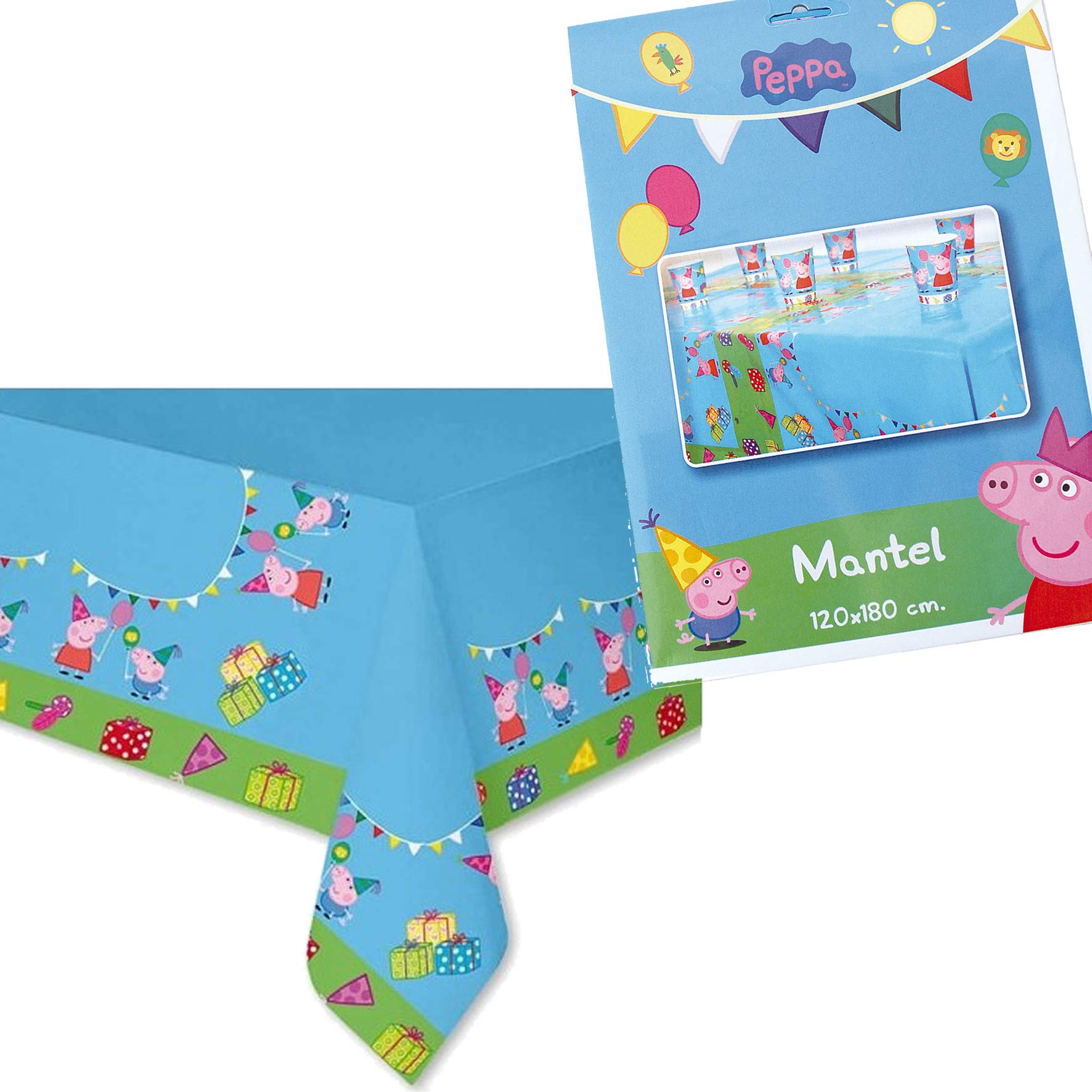 SIAD 33800 – Peppa Pig Plastic Tablecloth (120 x 180 cm)