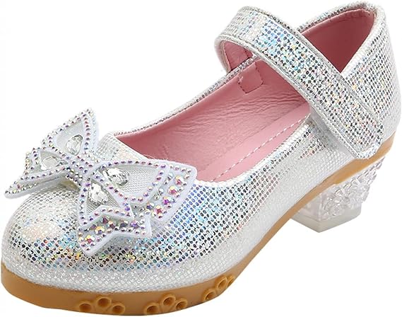 Amazon Co Jp キッズ 靴 ドレスシューズ Regoss 女の子 発表会 靴 フォーマルシューズ 子供靴 ヒール キラキラサンダル キッズ プリンセス シューズ 軽量 ガールズシューズ バレエシューズ 七五三 結婚式 入学式 入園式 卒業式 ダンスシューズ 誕生日祝い シルバー 0