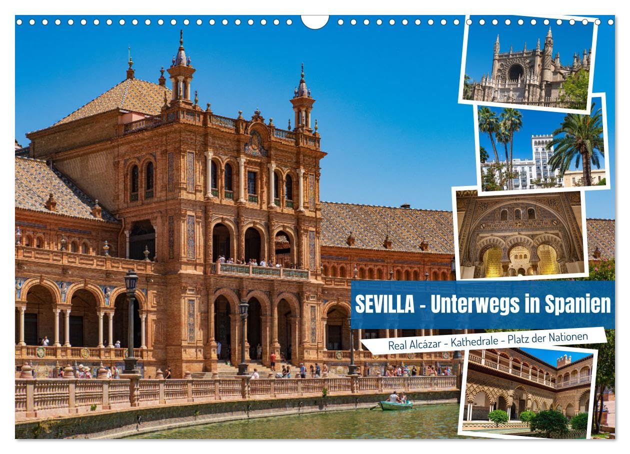 Seville - On the road in Spain UK-Version (Wall Calendar 2026 DIN A3 Landscape), CALVENDO 12 Month Wall Calendar — image 1