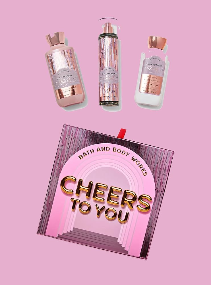 Champagne Toast ボディミスト 3本セットHannah Amazon.com : Bath & Body Works Champagne Toast - Deluxe Gift