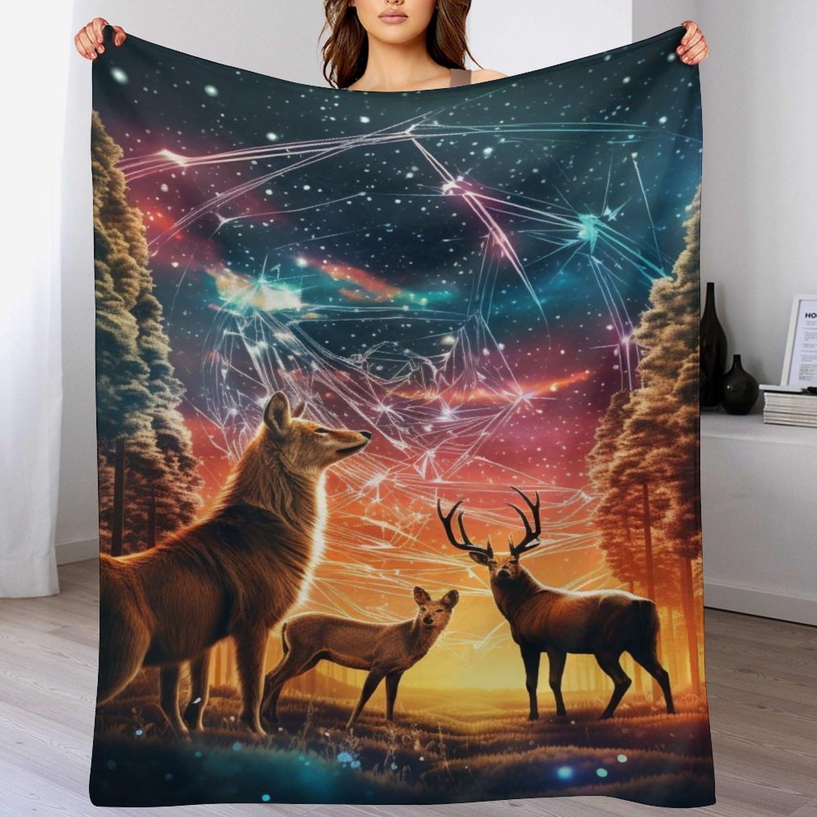 Plaid couverture chaude confortable lit flannel molleton flanelle 150x200cm toutes saisons