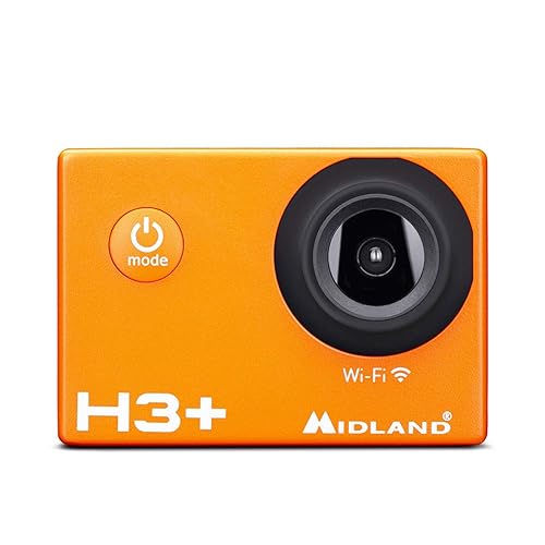 Midland - Camera Sport H3+ Camescope Caméra Video Moto Full