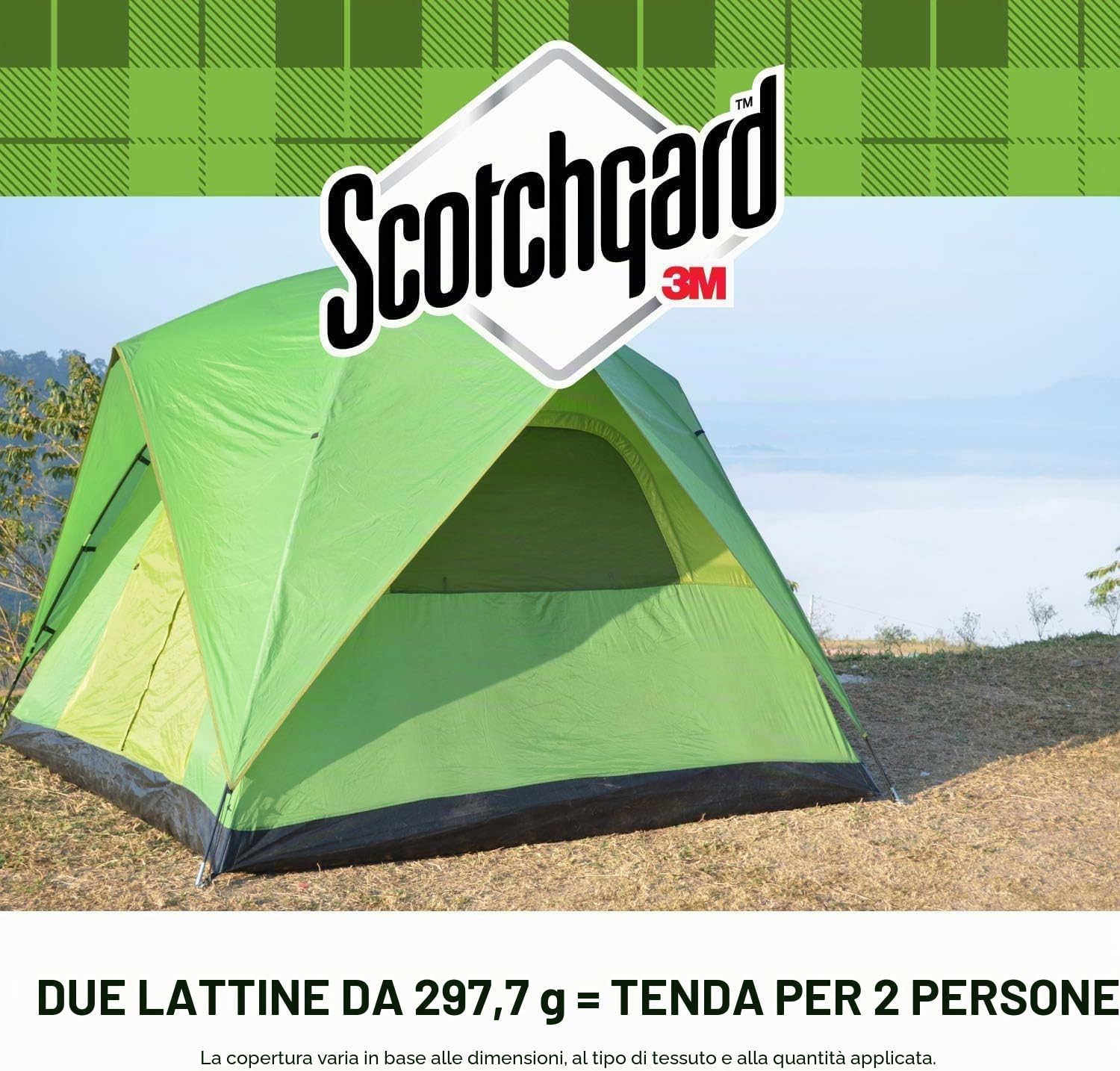 Scotchgard Spray Idrorepellente Heavy Duty, 400 ml - Ottimo per Tende, Zaini, Capispalla, Indumenti Sportivi e altro ancora