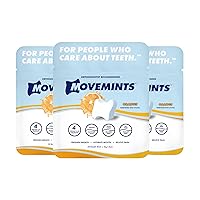 Vista 11 de Movemints Clear Aligner Mints - Alternativa patentada y comestible a los masticables - Refresca el aliento y mejora la boca seca con xilitol, menta
