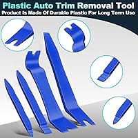 Vista 5 de Keze 7 Piezas Herramienta de Palanca de Extracción de Molduras de Plástico Automotrices y Kit de Alicates Extractores de Clips para Extracción