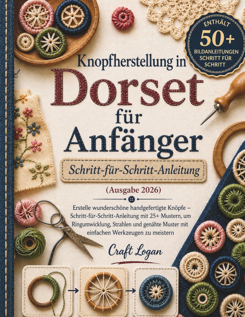 Boutons faits main de Dorset sans matériel coûteux grâce à ce guide d'initiation illustré