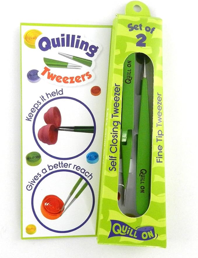 Quill OnQuilling Tweezers Set of 2 Quilling Of Fine