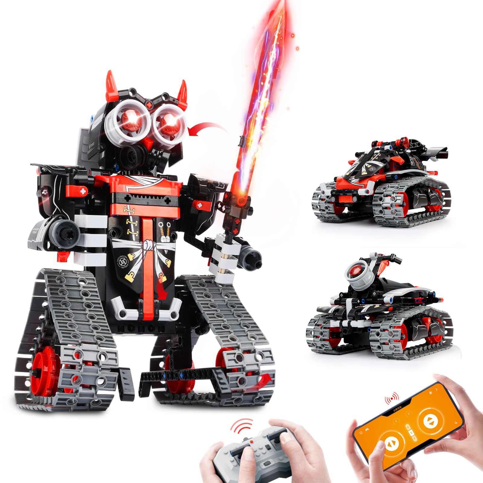 Ninja Blast In STEM Robot Toy Building Kit,Erector Set For