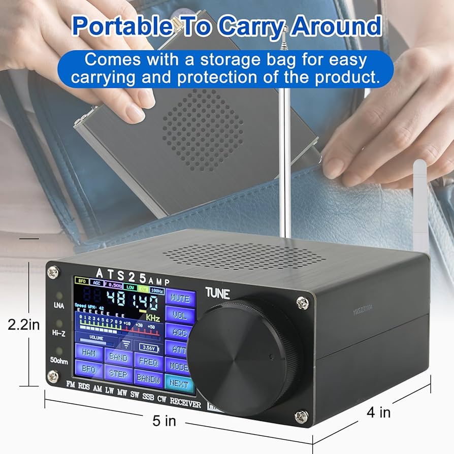 Amazon.com: Si4732 ATS-25 AMP All Band Radio Receiver V4.17