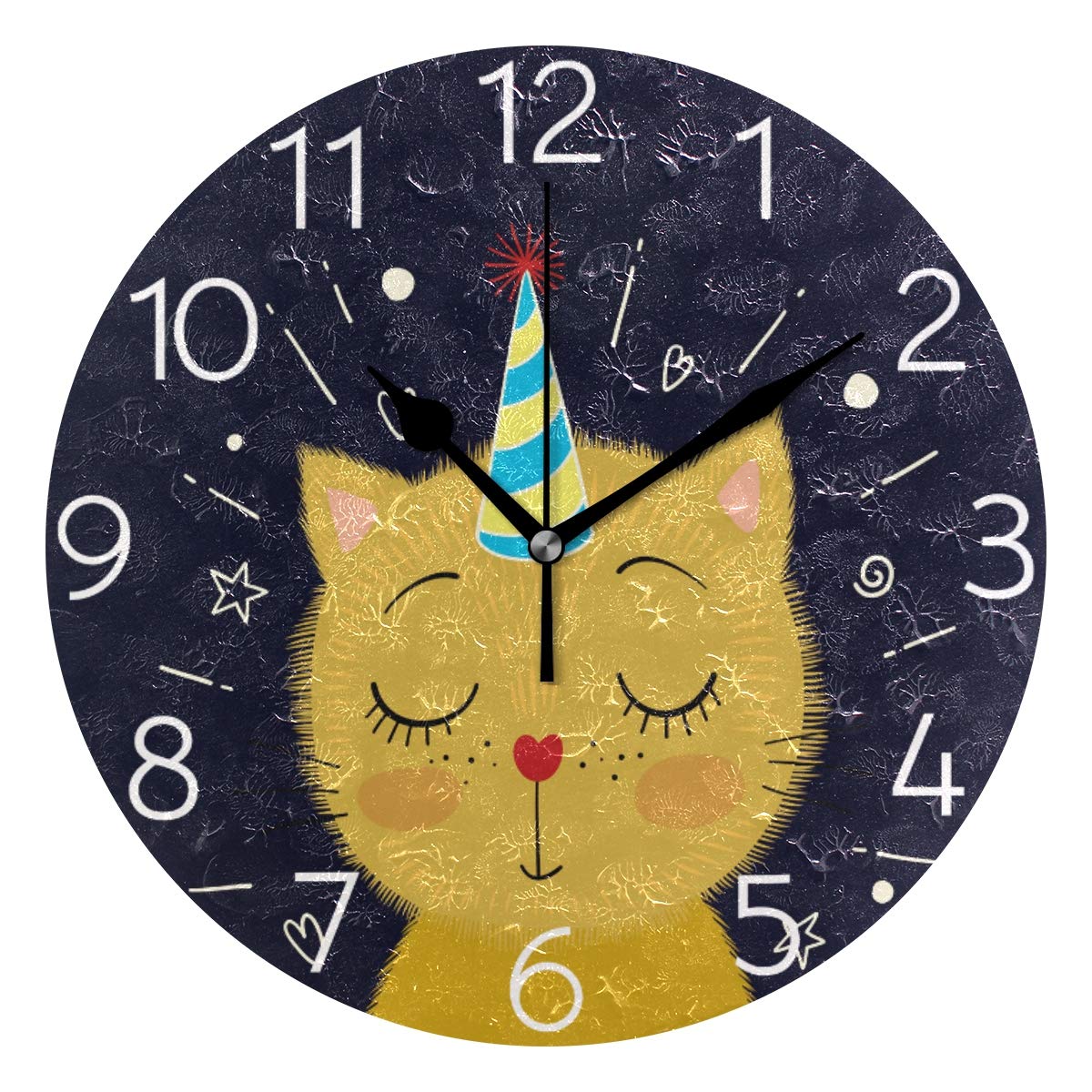 Horloges de cuisine chaton mignon pour une décoration murale de maison chaleureuse