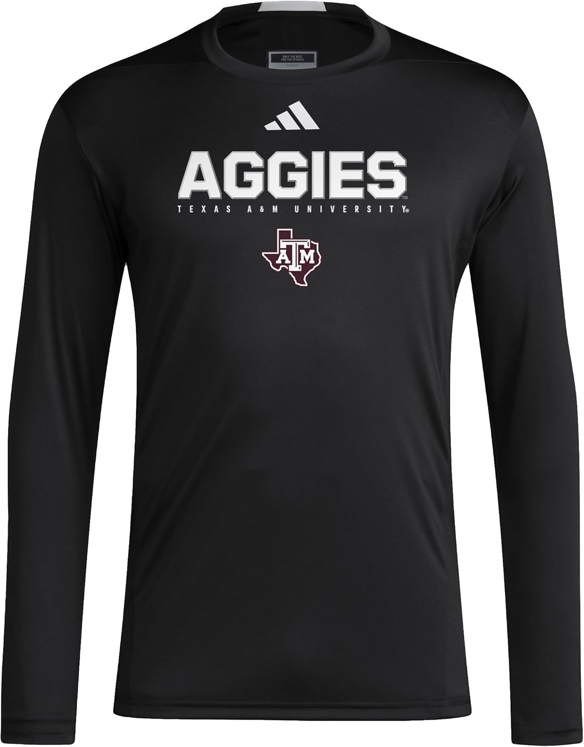 adidas Mens NCAA 25/26 Designed for Training Team Long Sleeve T-Shirt