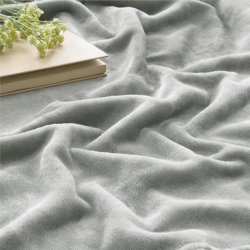 Miniatura 89 de BEDELITE Fleece Blanket White Throw Blanket for Couch & Bed, Luxury Plush Cozy Fuzzy Blanket 50" x 60", Super Soft Warm Lightweight Throw Blanket