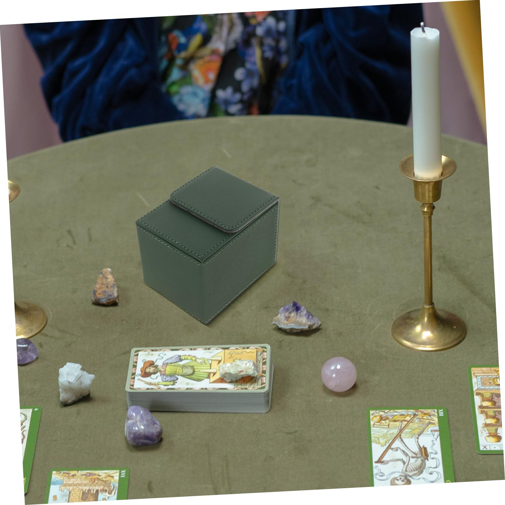 BESPORTBLE 3pezzi Scatola Porta Carte Pu Organizzatore Per Collezionabili Design Portatile e Protezione Ottimale Per Carte Da Gioco Adatta Per Uso Esterno e Raccoglitore Con Finiture Di Alta