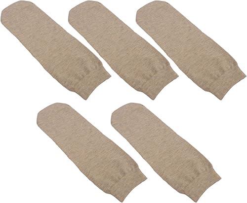 Miniatura 2 de Juego de 5 calcetines de tocones, calcetines de tocones, soportes para muslos, suaves, transpirables, elásticos, encogedores de tocones, portátiles,