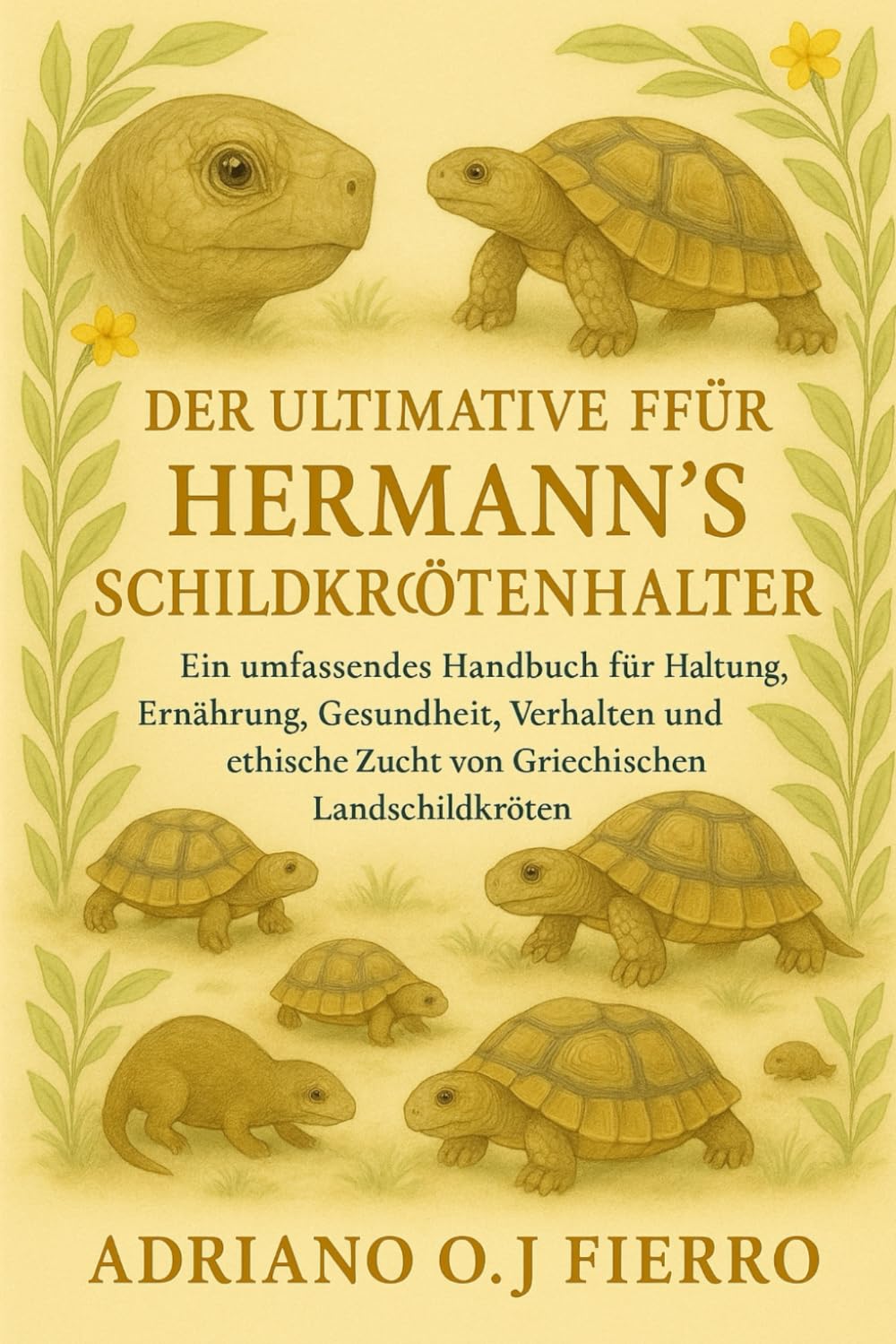 DER ULTIMATIVE LEITFADEN FÜR HERMANN'S SCHILDKRÖTENHALTER: Ein umfassendes Handbuch für Haltung, Ernährung, Gesundheit, Verhalten und ethische Zucht von Griechischen Landschildkröten