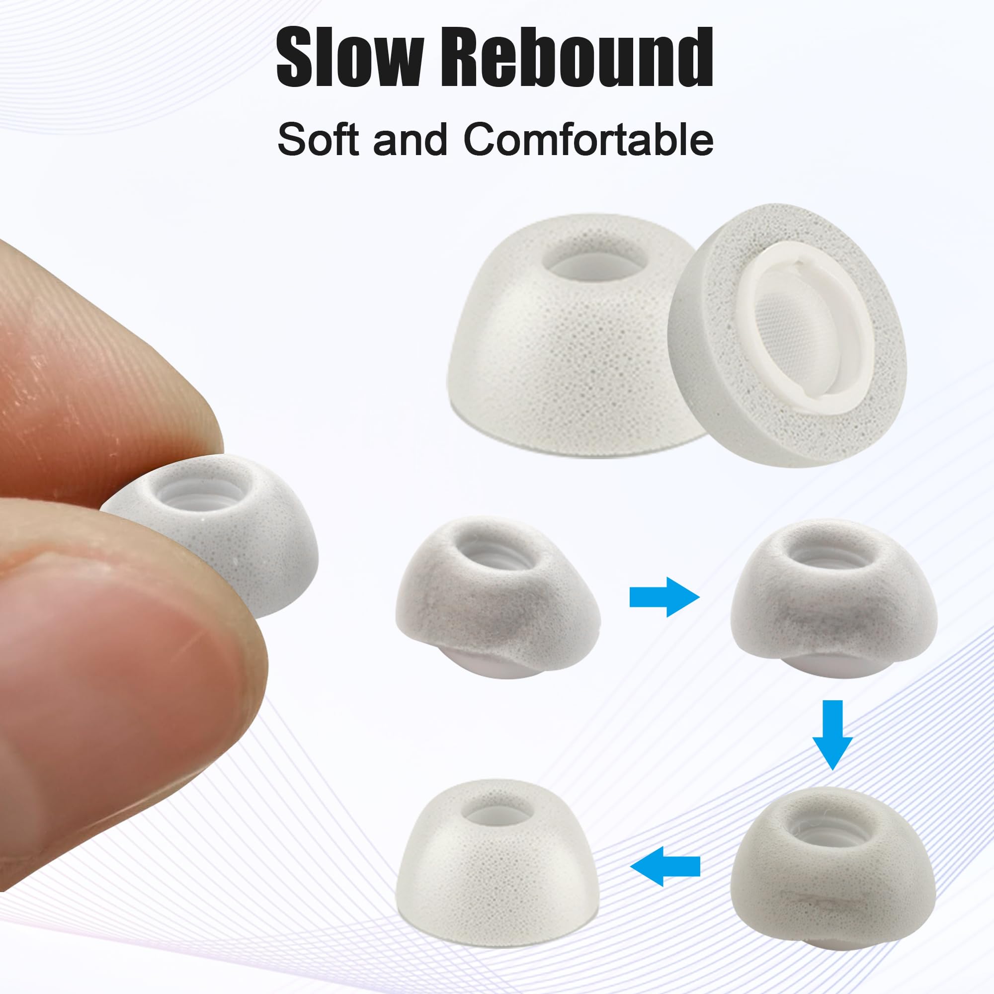Amazon | Galaxy Buds3 Pro用イヤーチップ - 形状記憶フォーム交換用