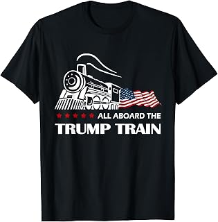 Trump Train, American flag. Donald Trump supporter 45 - 2020