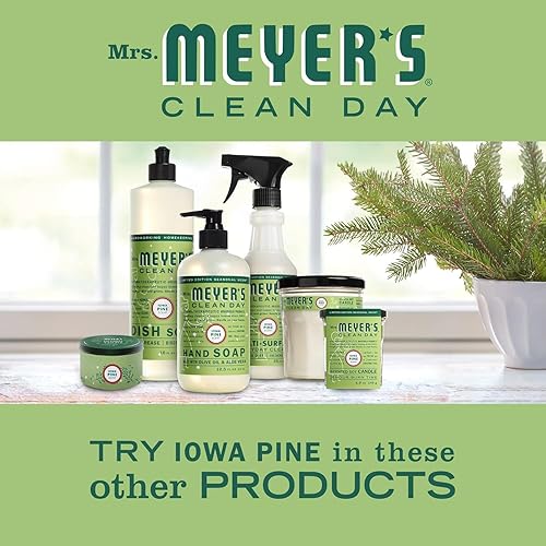 Miniatura 6 de Mrs. Meyer's Clean Day - Ambientador en espray, atomizador sin aerosol infundido con aceites esenciales, pino de Iowa, 8 onzas líquidas, paquete de