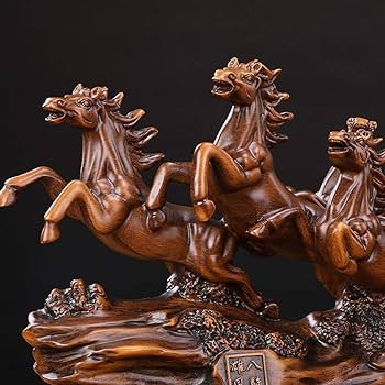 金属製 馬の置物 ブラウン 楽天市場】馬 立つ馬 ブラウン置物 リアルな置物 馬の置物お部屋や玄関