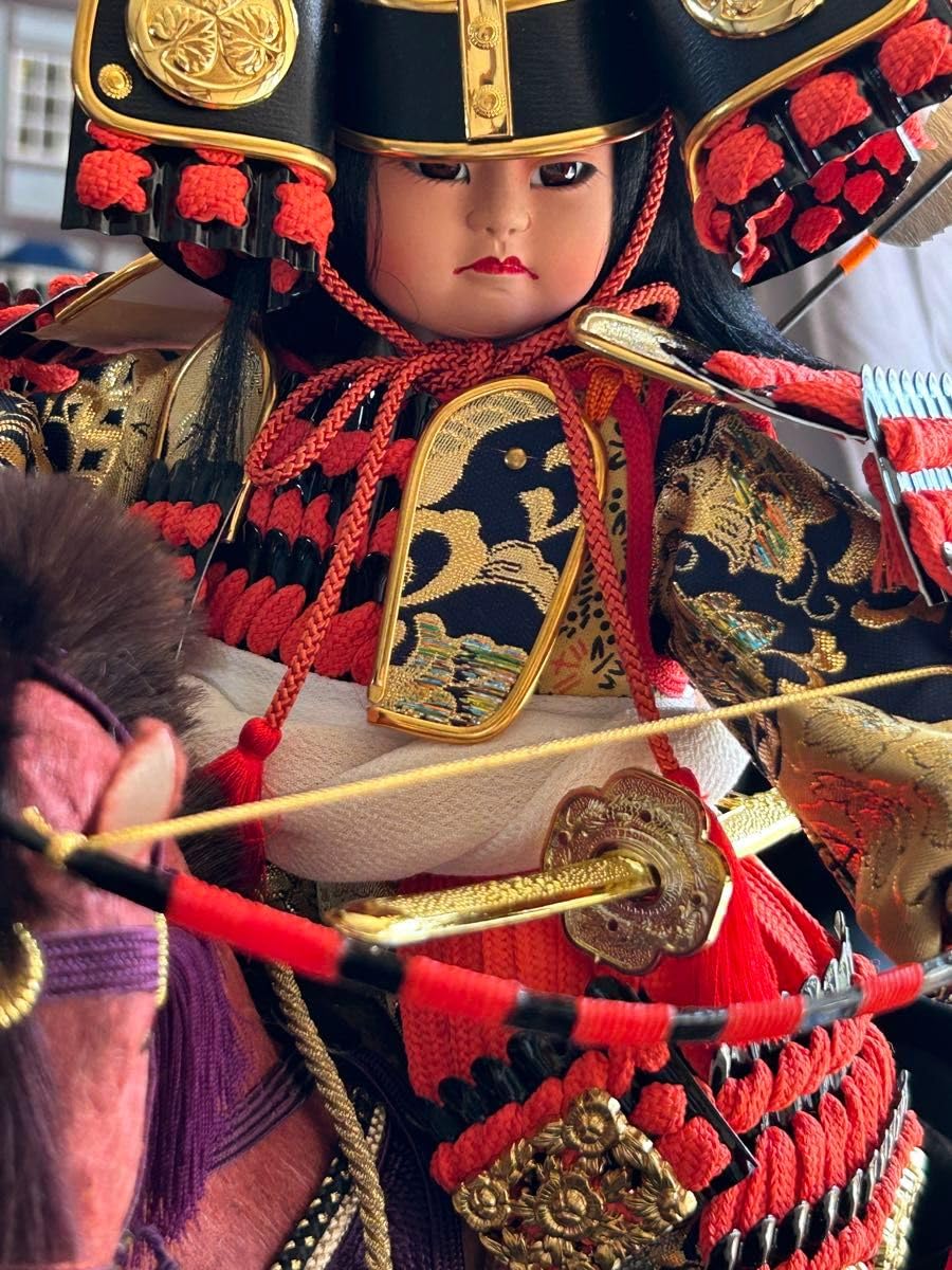 Amazon | 平安道翠監修五月人形 徳川家康 馬乗り大将ケース飾り