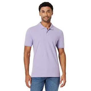 Amazon Essentials Men's Slim-Fit Short-Sleeve Cotton Pique Polo Shirt - Amazon product rated Grade A