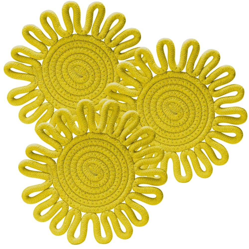 7.5" Trivets for Hot Dishes, 3 Pack Trivets for Hot Pots and Pans