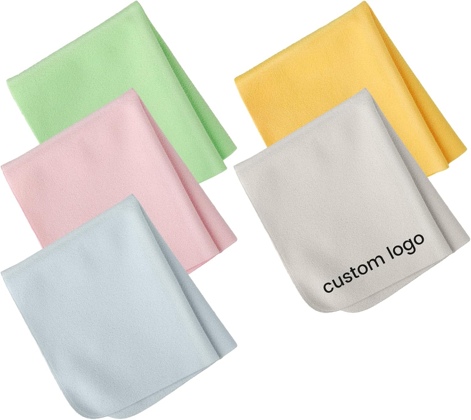 1000 Pcs Lens Cleaning Cloth Custom Logo Suede Cloth Jewelry Digital Eyeglasses Instrument Screen Cleaning Cloth Customized