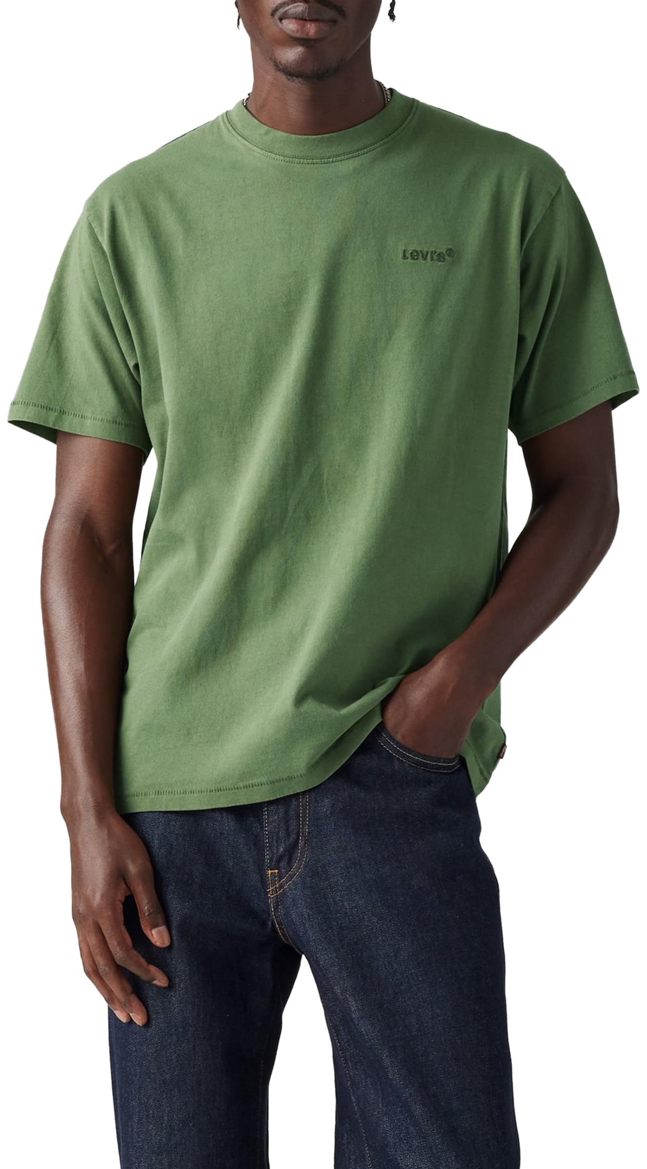 Levi's A0637-0137 Men's Tops, Green, L