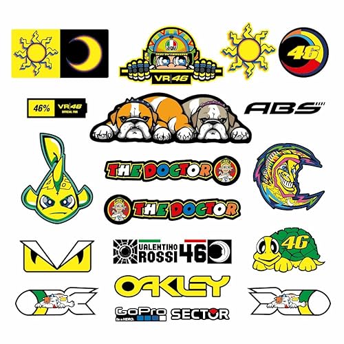 Pegatinas en vinilo adhesivo Patrocinadores para Motocicletas, Cascos, Motos de Cross (Pack numero 2)