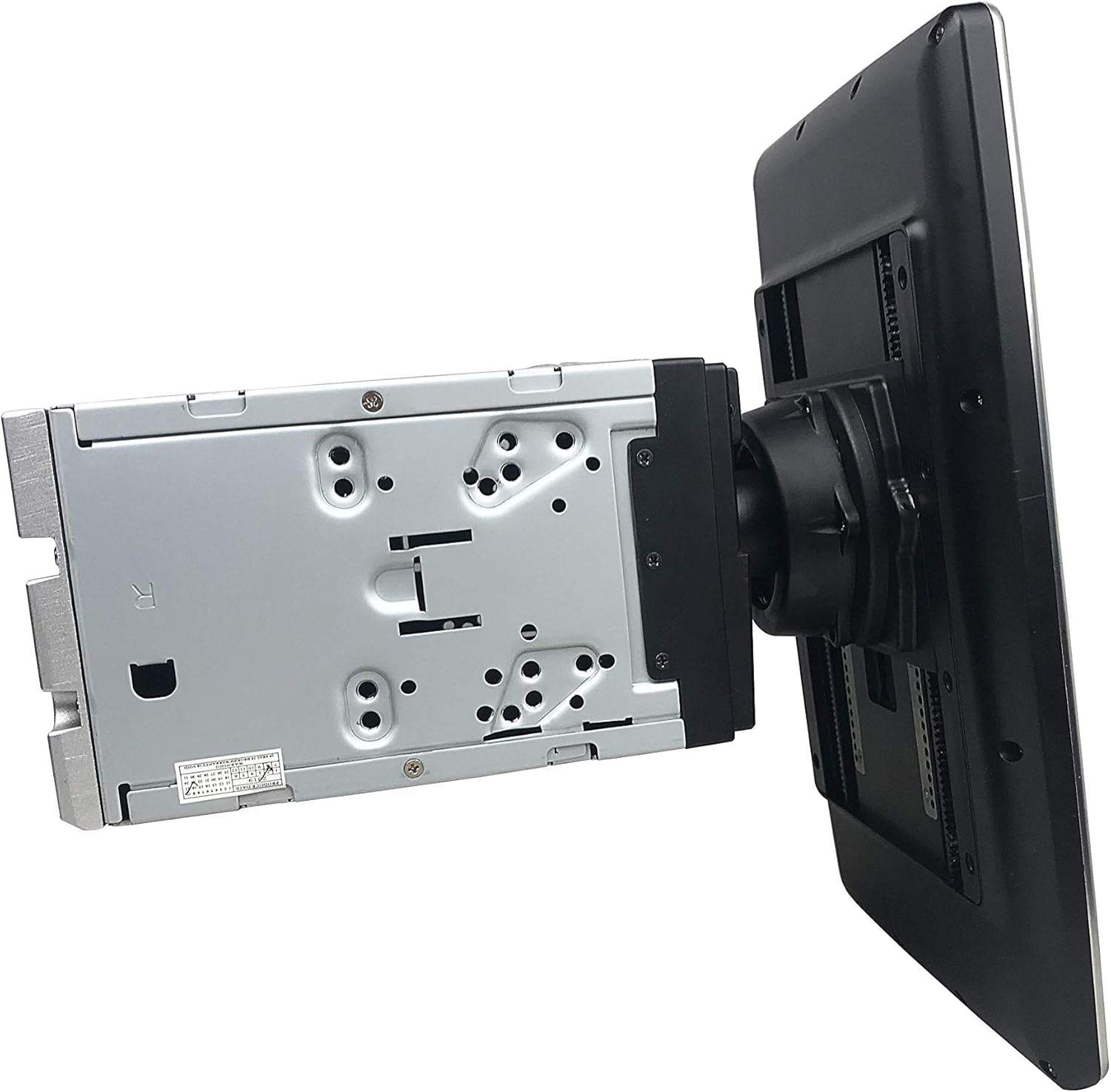 12.8" Universal Double DIN Tesla Style Radio Screen 100° Rotation Abdroid 9 Six-Core 4GB RAM CarPlay Head Unit