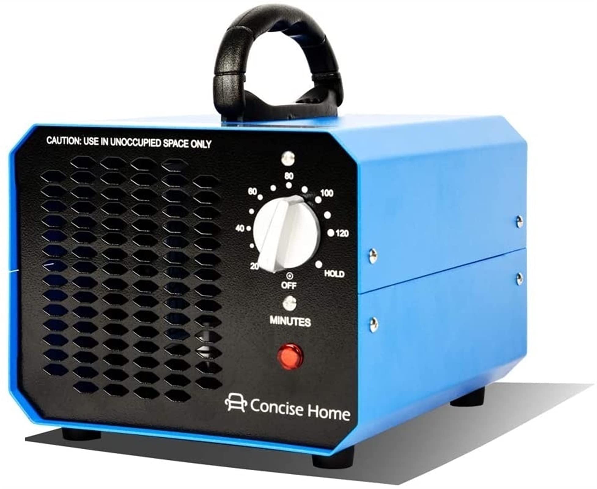 Générateur d'ozone industriel O3 puissant désodorisant d'air bleu