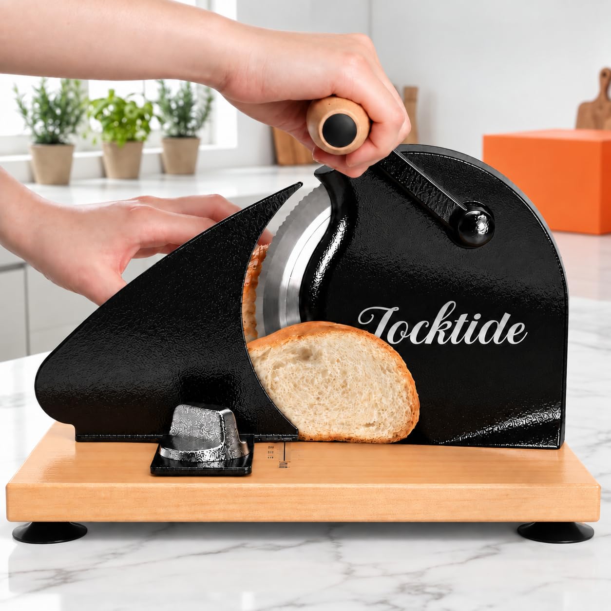 Large Bread Slicer - Adjustable & Foldable -14 Large Bread Slicer - Adjustable & Foldable -14