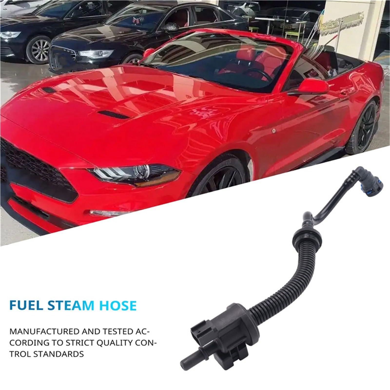 Cooler Delete Valvola Kit Adatto per Ford Mustang 2.3L 2015-2020 Ecoboost Tubo Solenoide di spurgo vapori carburante FR3Z-9G297-H FR3Z9G297H Valvola di spurgo canister‌