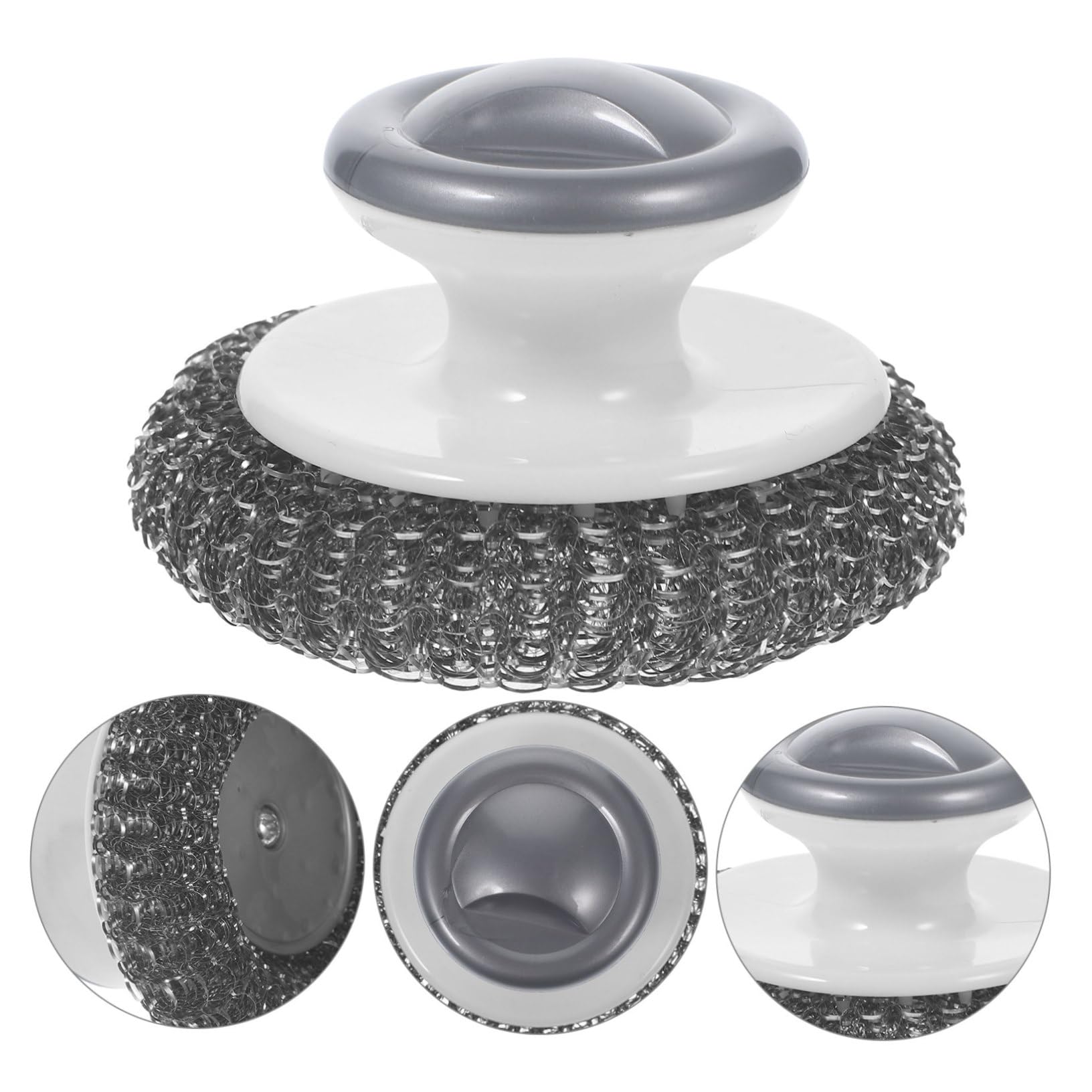 Cepillo para Platos Esponjas De Cocina Lavar Platos Hundir Estropajos De Cocina para Depuración Objetivo Y Fregar Acero Inoxidable 304 2 Piezas X 4