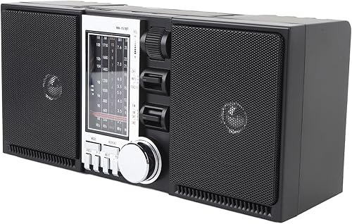 Miniatura 8 de PUSOKEI AM FM SW Radio, Portable Shortwave Radio with Dual 5W Speakers, USB SD Card Playback, Rechargeable Operated Radiofor Home Garden Outdoor Use