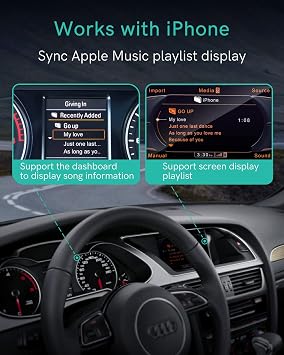 Bluetooth Adapter for Audi MMI 2G with AMI Port, Bluetooth Receiver