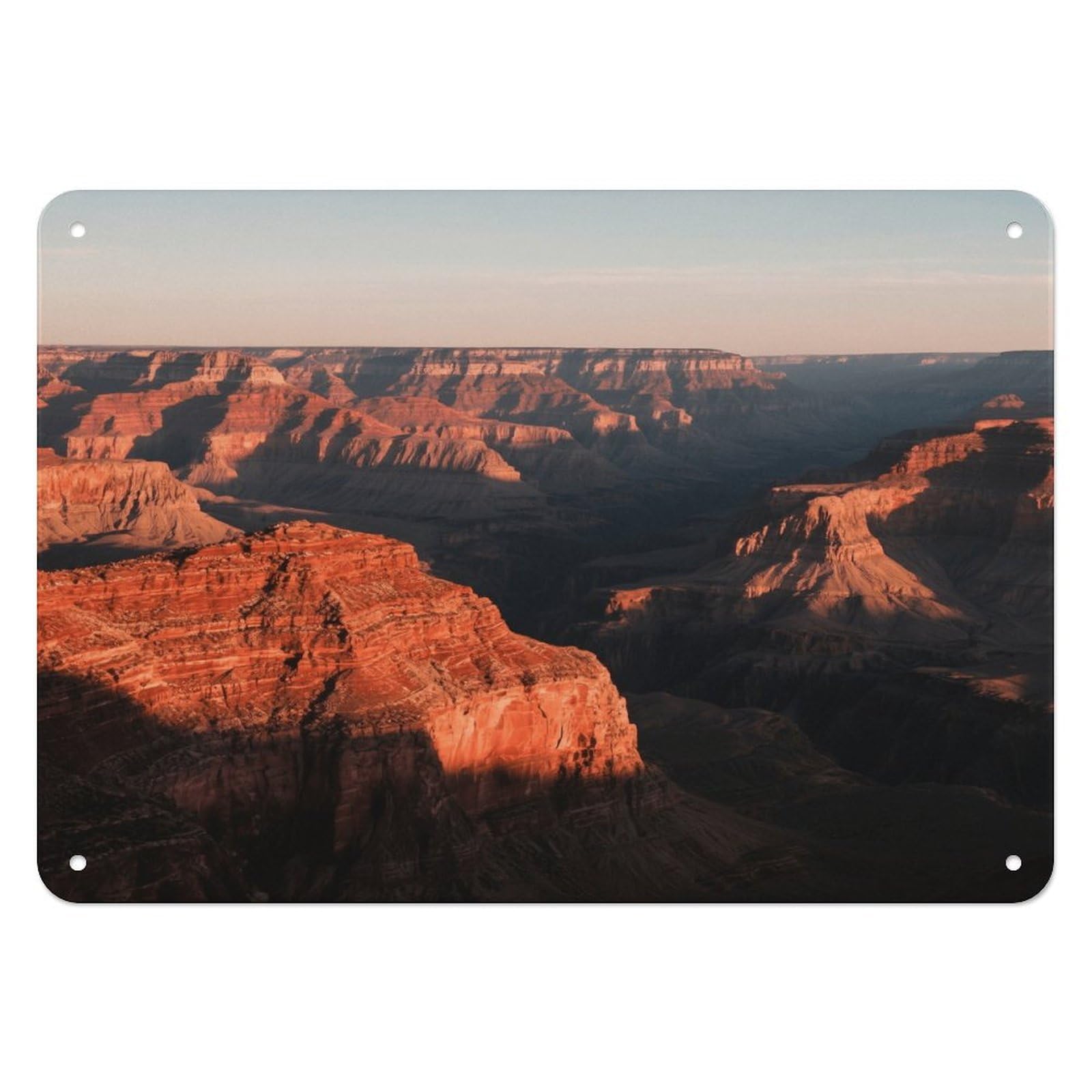 Fekiloot Style Grand Canyon Wall Decor Iron Painting Metal Sign